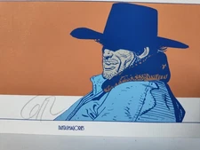 JEAN GIRAUD MOEBIUS MINI ART PRINT SIGNED BLUEBERRY EX LIBRIS FANTASMAGORIES