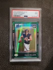 2024 Panini Donruss Optic Rated Rookie Caleb Williams #201 Green Hyper PSA 9