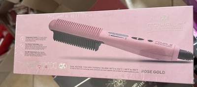 Royale Genius Element Multi-Purpose Ceramic Hair Brush Rose Gold Professional