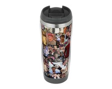 Pedro Pascal Collage - Travel Mug Thermo Thermo Thermo Kaffee Tasse
