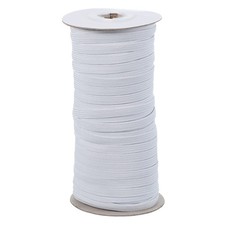 Elastic Bands 1/4 Inch x 50 Yards Stretch Flat Elastic Cord, White