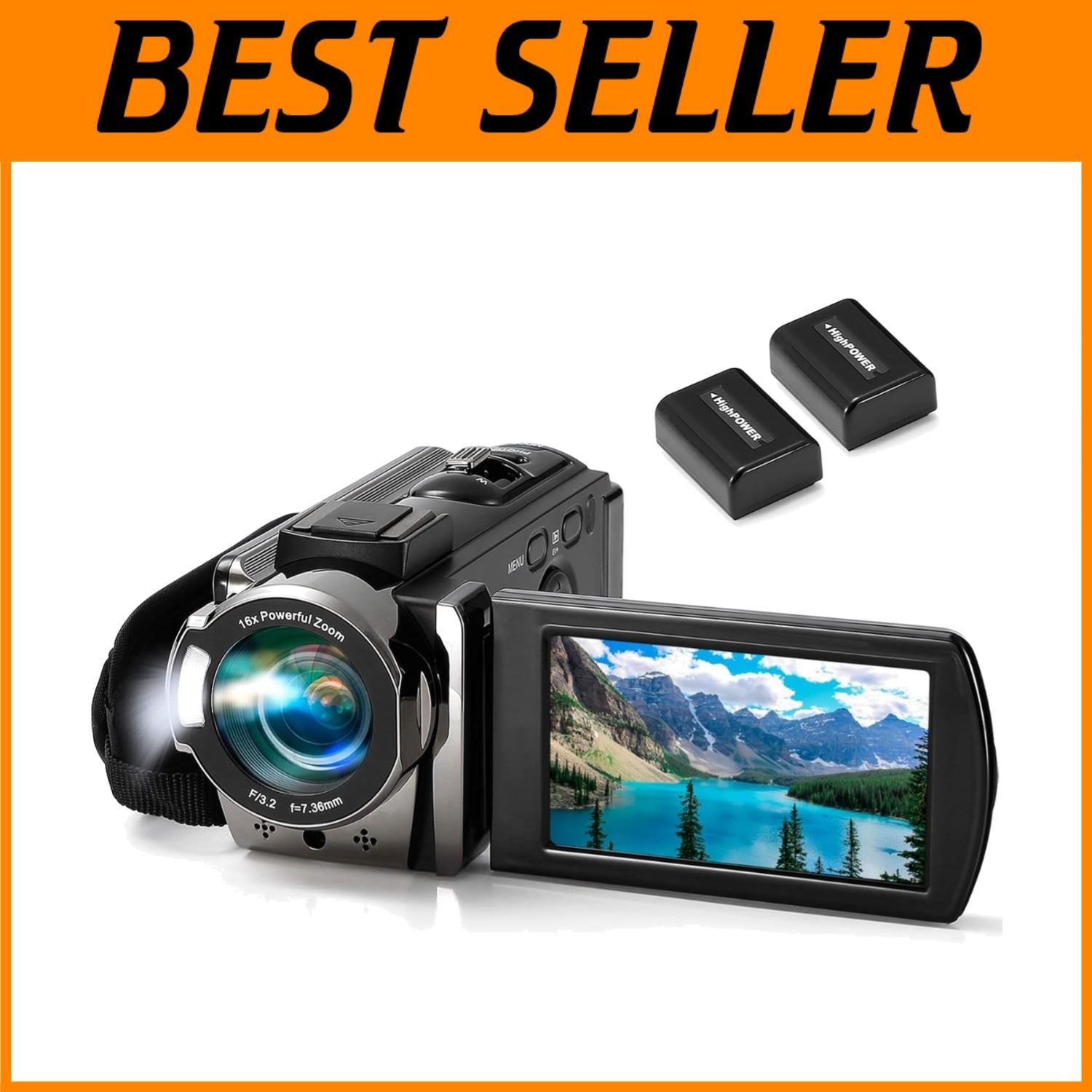 24mp 3.0" Lcd 16x Zoom Black