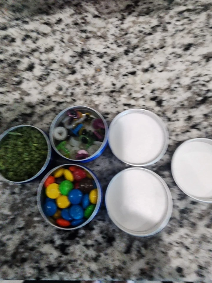 50 Pcs Blue Aluminum Round Cans With Lids, Reusable, Non Toxic Candle Making... - Image 4 of 4