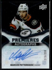 2018-19 Upper Deck Ice Premieres Autographs Marcus Pettersson /299 #IPA-MP