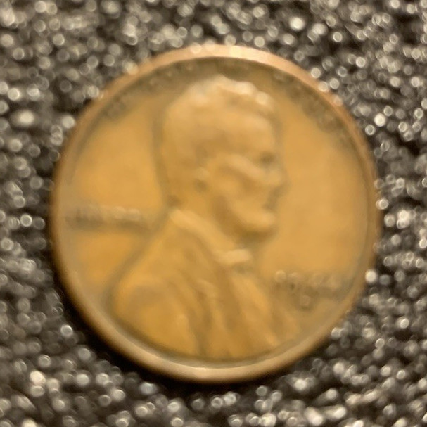1944-D Lincoln Wheat Small Cent Bronze Coin Brown Denver Circulated Uncertified