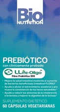 Bio Nutrition Pre-Biotic with LLife-Oligo Prebiotic Fiber XOS, 60 Vegetarian Cap