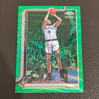 2025-26 Topps Chrome De'Aaron Fox San Antonio Spurs #233 Parallel Serial #