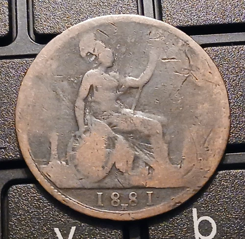 1881 Victoria Penny — photo from the most recent tracked eBay sale