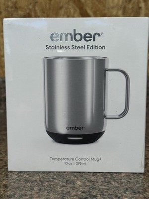 Ember Mug² Temperature Control Smart Mug 10oz - Stainless Steel