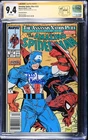 AMAZING SPIDER-MAN #323 CGC 9.4 SS TODD MCFARLANE - NEWSSTAND - CAPTAIN AMERICA