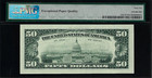 US $50 1993 PMG 66 EPQ UNC Fr #2125-D* Star Note FRN Cleveland Withrow/Bentson — photo 2