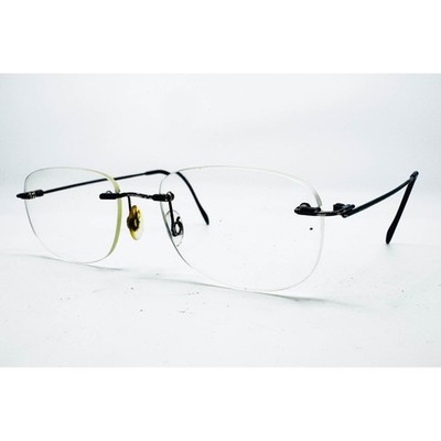 Flexon Select Eyeglasses Mens Gunmetal Rimless 1300/2 145