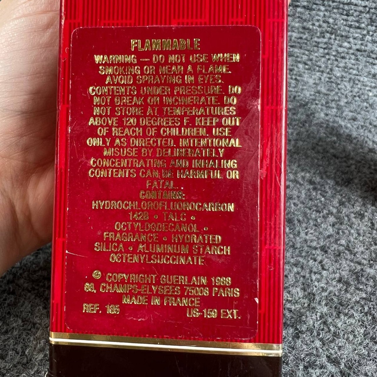 Guerlain Samsara Silky Spray Body Powder Vintage Collectible