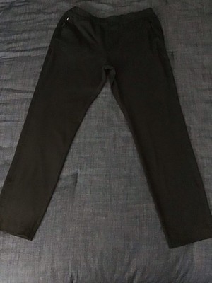 FOURLAPS  NYLON-SPANDEX  BLACK JOGGER PANTS MEN- LARGE REGULAR  Worn One Time