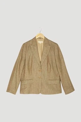 Hess Natur Blazer  Leinen Gr. 44 Braun Damen - Bild 1 von 4