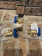 Lot Of 3 Watts Brass Boiler Drain Valve 1/2” Lead Free LFBDS