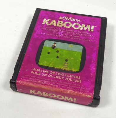 Atari 2600 Spiel -- KABOOM! (Activision) - Kanadische Version --  VCS