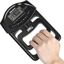 Adjustable Electronic Grip Strength Meter - Compact Design, High Accuracy 198Lbs