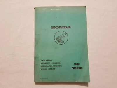 Honda : Manuel d'atelier SH 50-80 - Photo 1/3