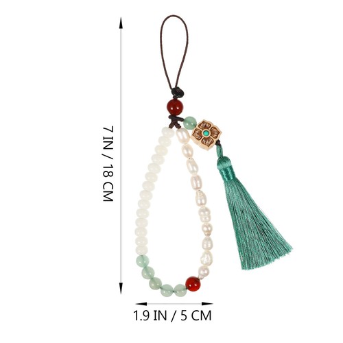 Mobile Phone Chain Women's Beaded Cellphone Lanyard Decorative Strap - Zdjęcie 11 z 11