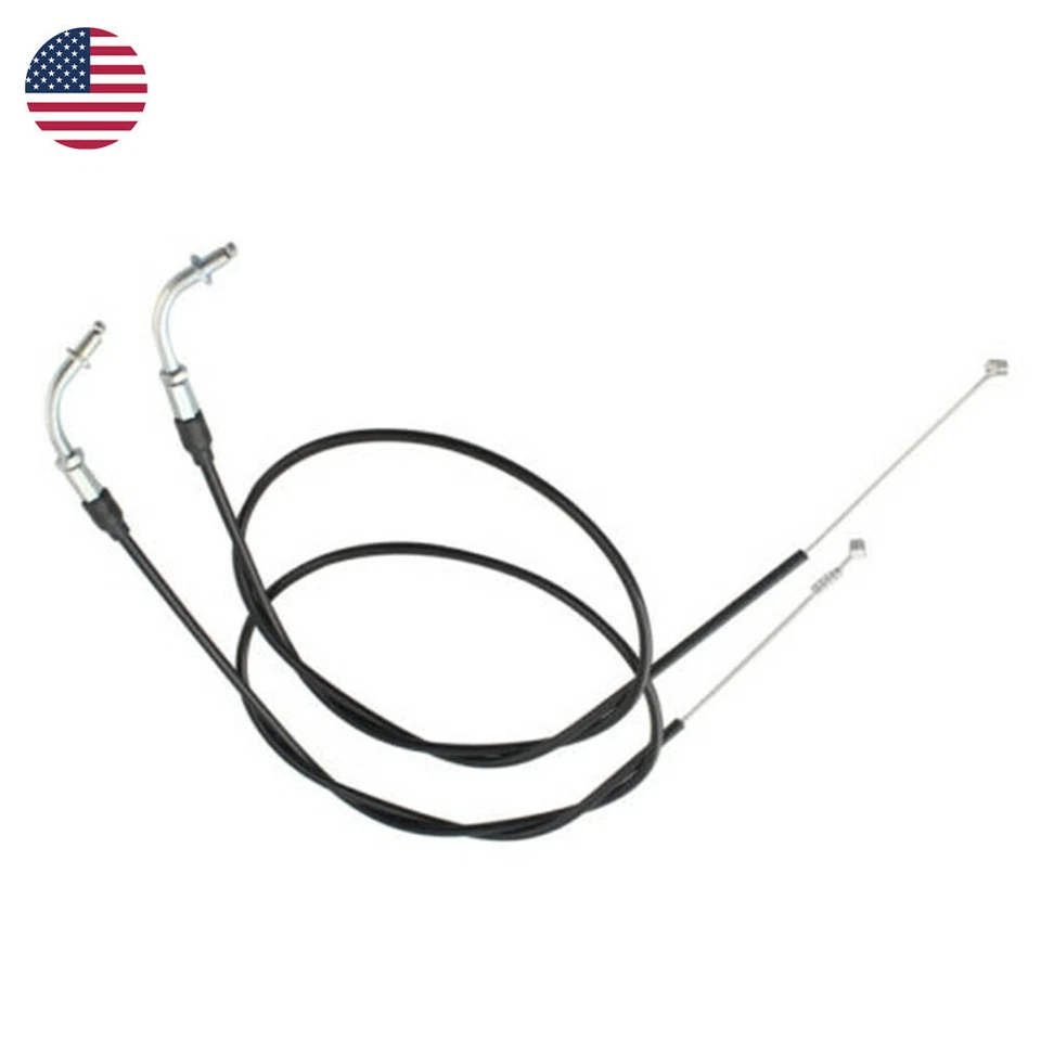 90CM 35" Throttle Cable For Harley Sportster 883 1200 XL883 XL1200 Custom - Image 4 of 4