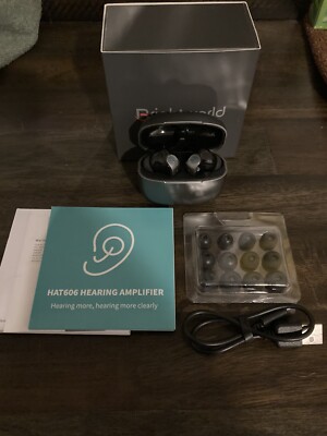 10 - Brightworld Rechargeable Bluetooth Hearing Aid /Amplifier Music & Phone NEW