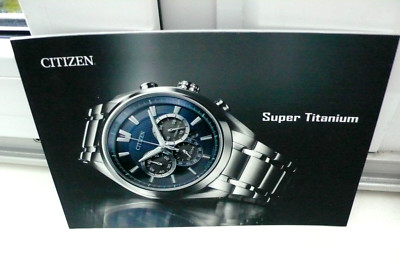 CITIZEN SUPER TITANIUM UHREN PROSPEKT+ PREISE UHR KATALOG WATCH BROCHURE CATALOG