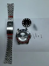 DIY SET for 3285 watch case + dial + hands + Stainless Steel Strap  40mm