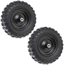 2x Front Wheel 4.10-6 410-6 Tubeless Tire Rim Bearing for Mini ATV Quad Go Kart