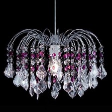 Modern Chandelier Acrylic Crystal Light Shades Droplet Ceiling Pendant Lampshade