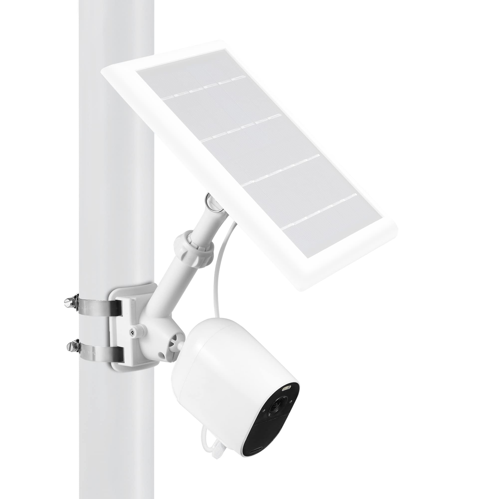 Universal 2-in-1 Pole Mount for Wyze Cam & Solar Panel Compatibility