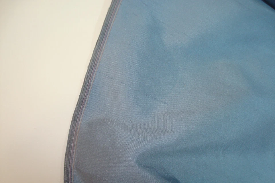 1 of 8 yds Kravet 100% SILK Fabric Pavillon Federal Blue 8486 Drapery 54"w BTY - Image 3 of 4