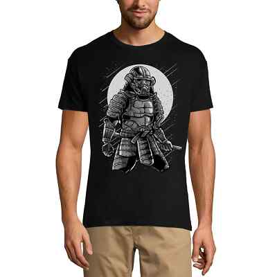 ULTRABASIC Herren T-Shirt Samurai aus der schwarzen Galaxie im Weltraum Black