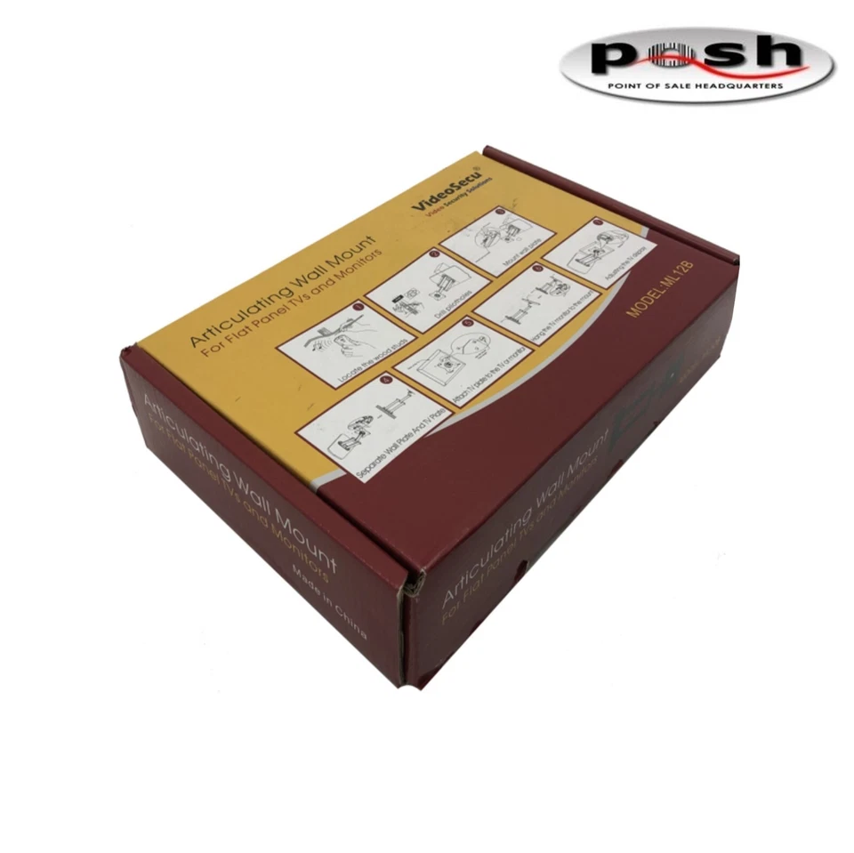 NEW VideoSecu Articulating Wall Mount For Flat Panel TVs and Monitors - ML12B - Image 3 of 4