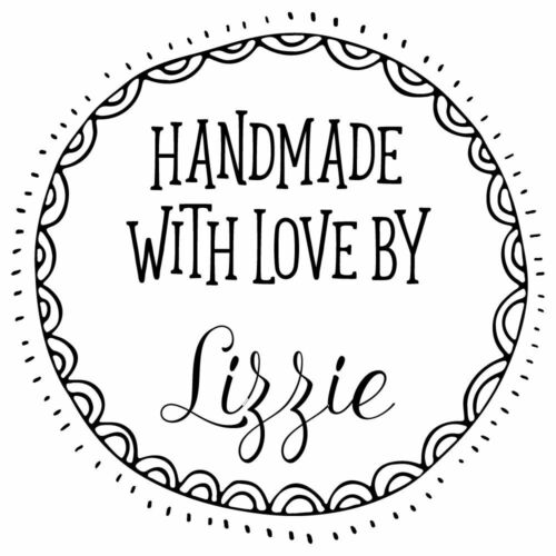 Personalised Handmade By Laser Rubber Stamps - 60 Designs - Multiple Square Size - Picture 54 of 111