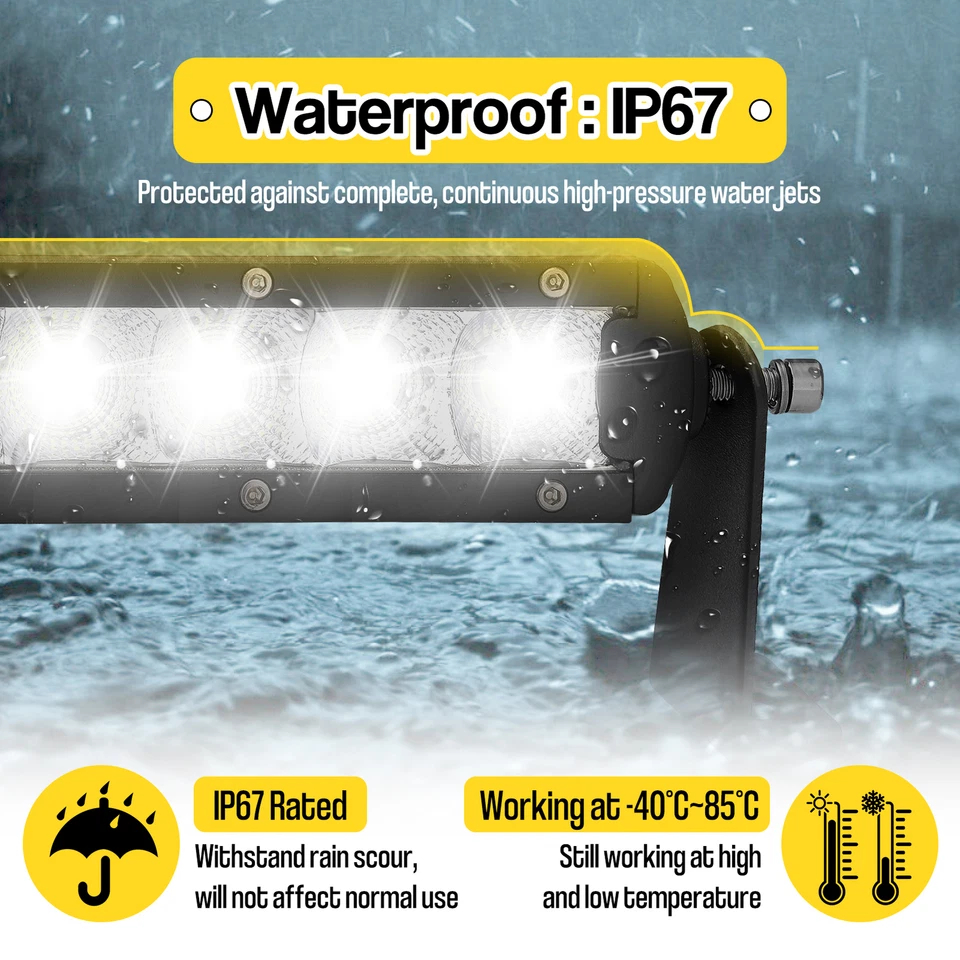 Kit de cables de soporte de barra de luz LED de techo de 31" para Polaris RZR XP 1000 900 800 Foto 3 de 4