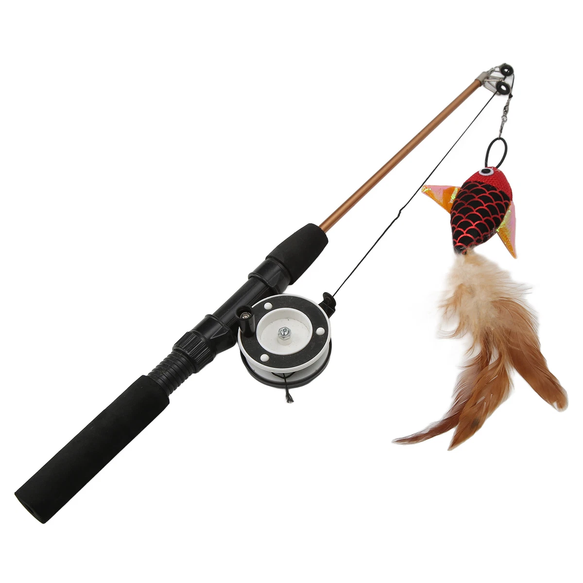 Fishing pole cat toy 2025