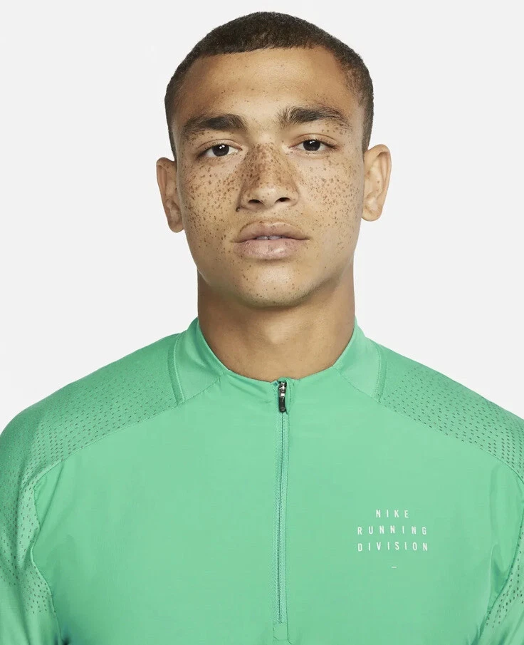 Nike Dri-Fit Run Division Flash 1/2 Zip Jacket Green Men’s Large DD6028-372 NWT - Image 3 of 4