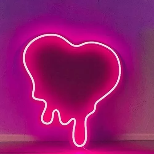 Melting Heart - Neon Sign - Neon Mama