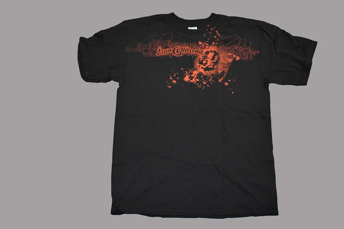 Insane Clown Posse vintage juggalo blood spatter hatchetman T-shirt L - ICP  NEW | eBay