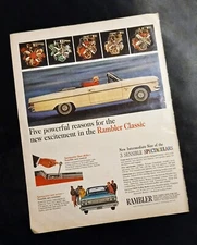 Vintage Original 1965 AMC Rambler Classic Advertisement Ad