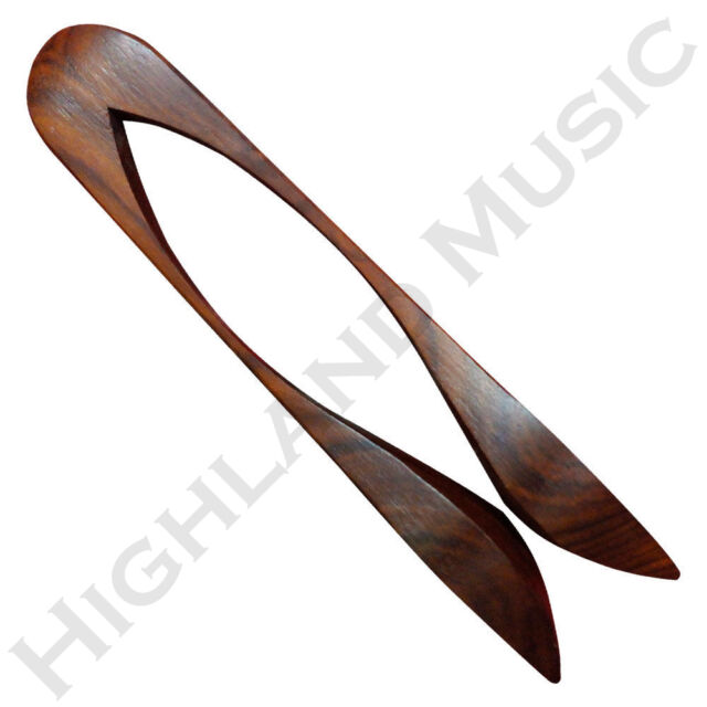 H M Rosewood Session Wooden Spoons Percussion Irish Celtic Folk Rosewood Spoons
