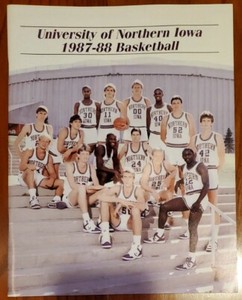 1987-88 NORTHERN IOWA UNIVERSITY PANTHERS MEN'S BASKETBALL MEDIA GUIDE