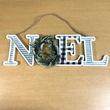 NOEL Christmas Farmhouse Decor Wooden Sign 23''