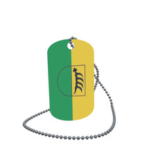 Dog Tag Flag Cheeks near G ppingen Dog Tag Aluminium 30 x 50 mm