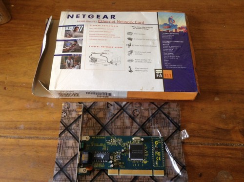 Netgear FA311 10/100 Mbps PCI Ethernet Network Card USED but in good condition - Picture 2 of 3