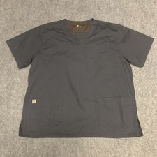 Carhartt V Neck Scrub Top Womens Size Extra large Sz XL