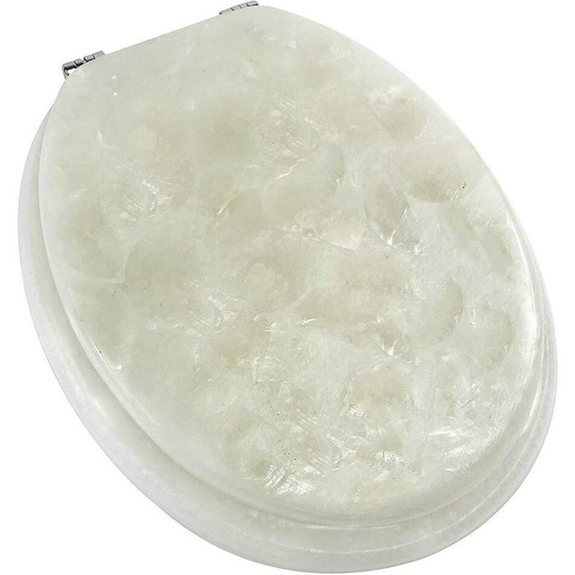 Ginsey Industries 59624 Mother of Pearl Elongated Toilet Seat for sale