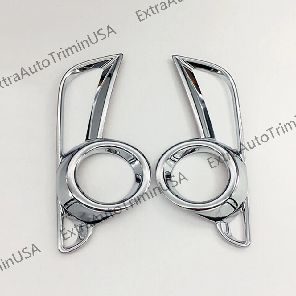 Tapicería de cubierta de luz antiniebla delantera cromada para accesorios Toyota Highlander 2017-2019 Foto 4 de 4