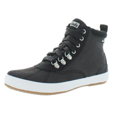 Keds Womens Scout Black Faux Fur Winter Boots Shoes 5.5 Medium (B,M) BHFO 1165